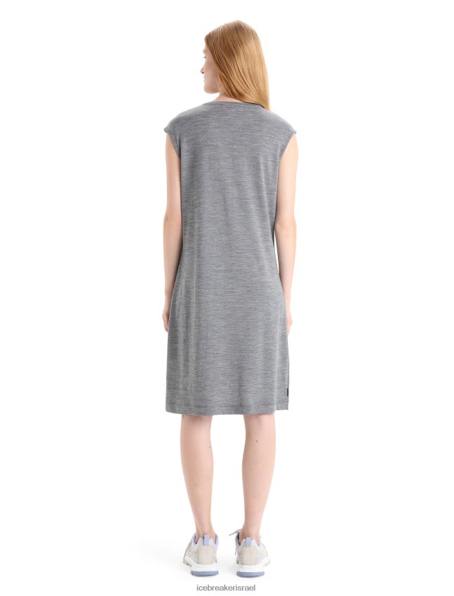 הַלבָּשָׁה Icebreaker שמלה מרינו ללא שרוולים אברש גריט נשים 42N8VN729