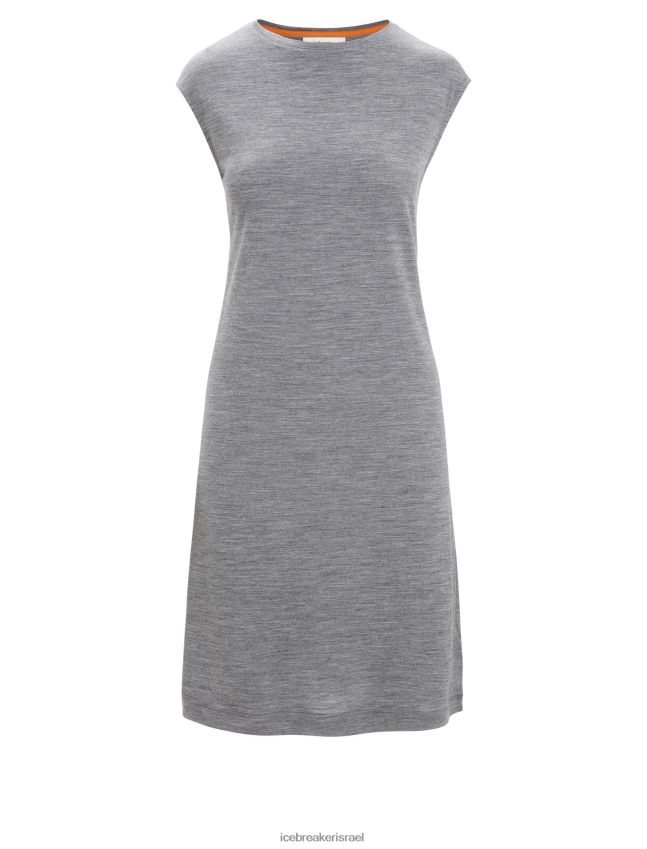 הַלבָּשָׁה Icebreaker שמלה מרינו ללא שרוולים אברש גריט נשים 42N8VN729