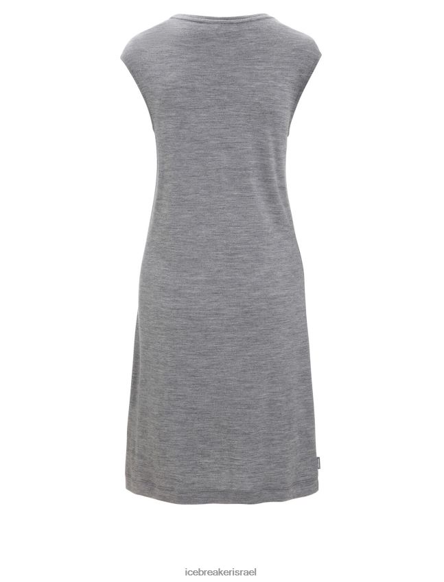הַלבָּשָׁה Icebreaker שמלה מרינו ללא שרוולים אברש גריט נשים 42N8VN729