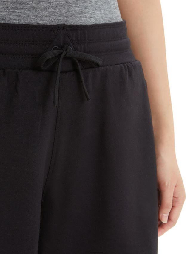 הַלבָּשָׁה Icebreaker מכנסי מרינו קראש שָׁחוֹר נשים 42N8VN740