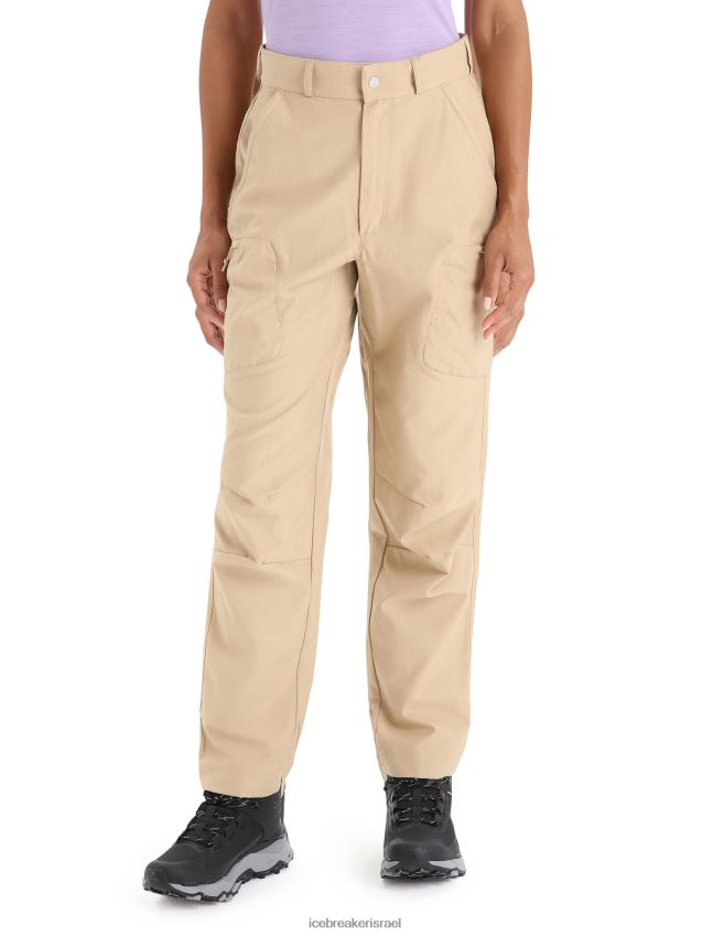 הַלבָּשָׁה Icebreaker מכנסי טיול מרינו חוֹל נשים 42N8VN744