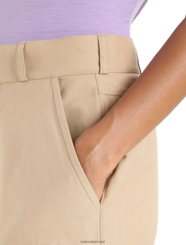 הַלבָּשָׁה Icebreaker מכנסי טיול מרינו חוֹל נשים 42N8VN744
