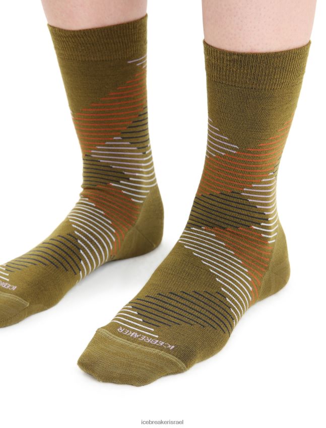 אביזרים Icebreaker מרינו לייף סטייל גרבי צוות משובח אצות / אובך סגול נשים 42N8VN765