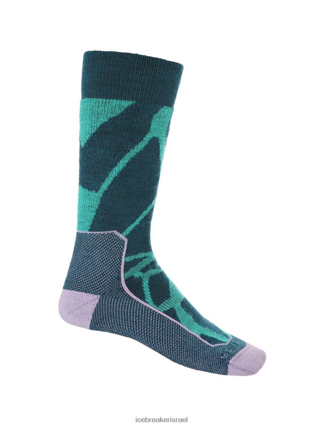 אביזרים Icebreaker טיול מרינו+ גרבי צוות בינוניות נופים שבור תהילה רעננה/ירוקה נשים 42N8VN774