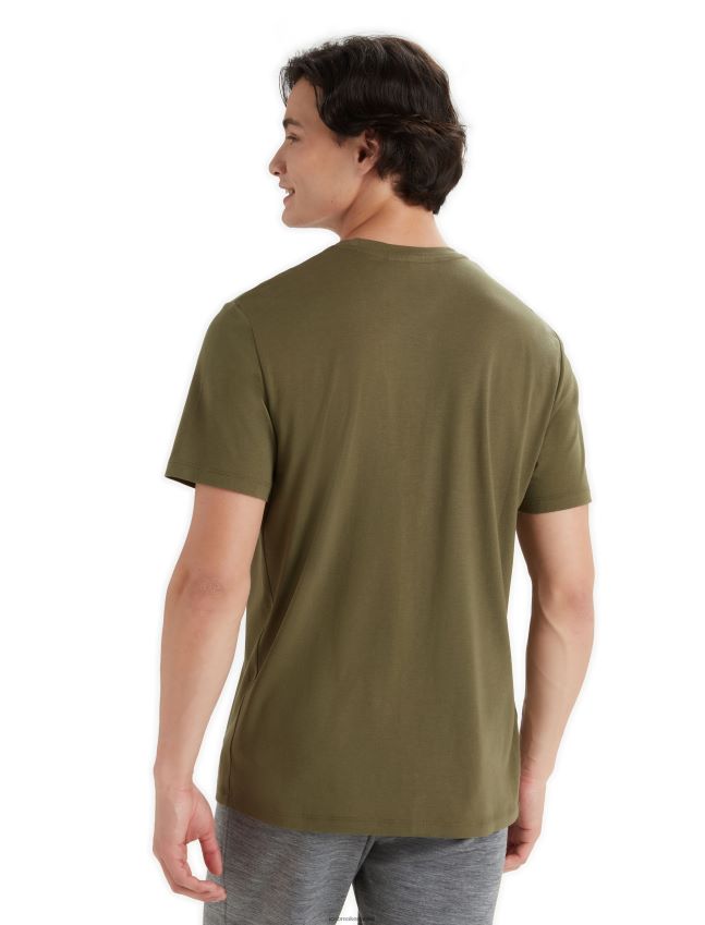 הַלבָּשָׁה Icebreaker חולצת טי שרוול קצר מכותנה טנסל לודן גברים 42N8VN77