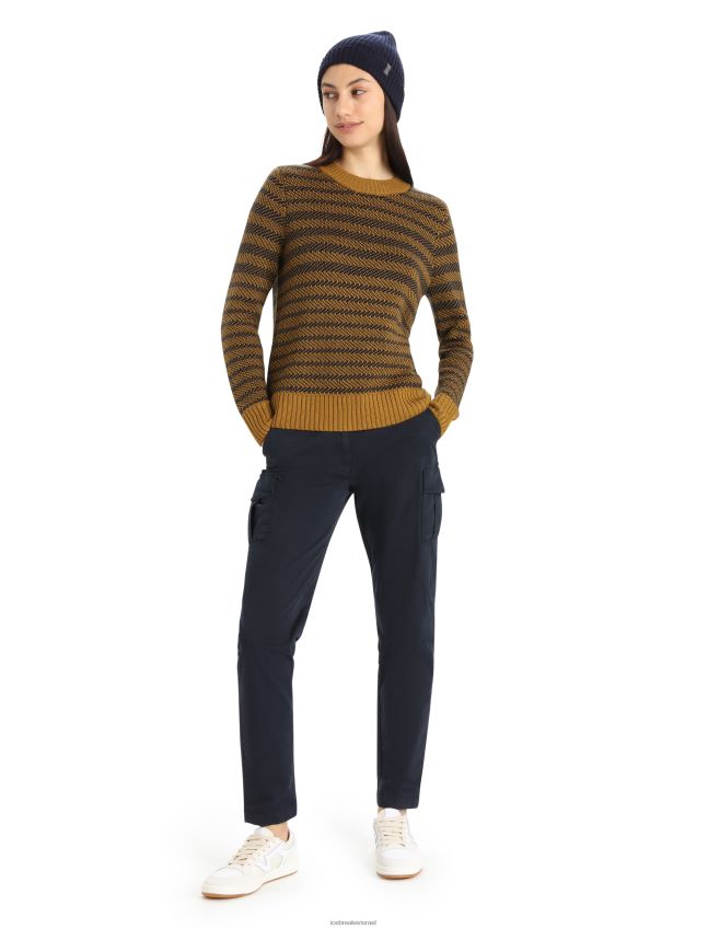 הַלבָּשָׁה Icebreaker סוודר נקודת ציון של מרינו ציפורן/צי חצות נשים 42N8VN823