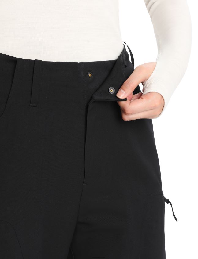 הַלבָּשָׁה Icebreaker מכנסי מעטפת+ מרינו שָׁחוֹר נשים 42N8VN833