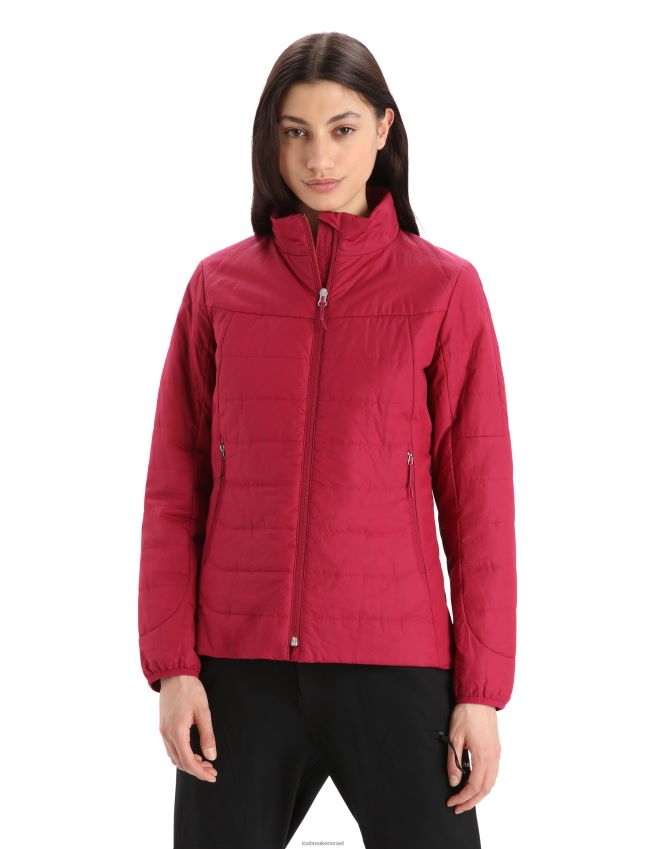 הַלבָּשָׁה Icebreaker ז'קט מרינולופט דובדבן נשים 42N8VN841