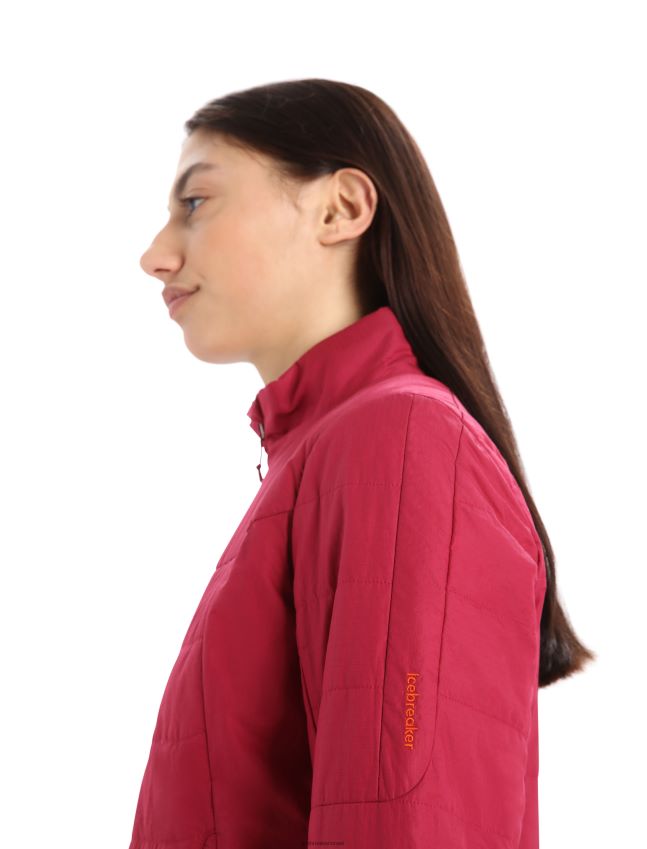 הַלבָּשָׁה Icebreaker ז'קט מרינולופט דובדבן נשים 42N8VN841