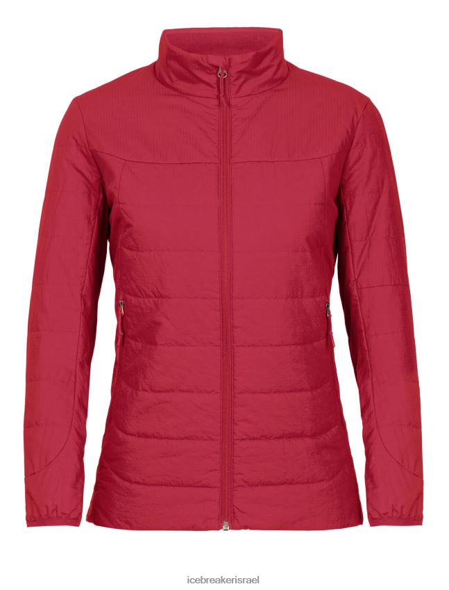 הַלבָּשָׁה Icebreaker ז'קט מרינולופט דובדבן נשים 42N8VN841