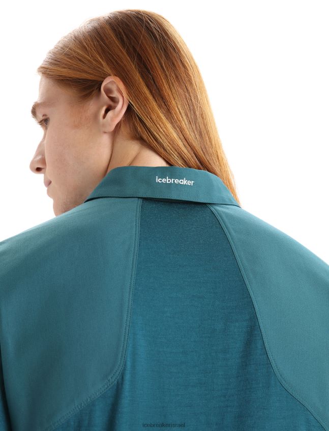 הַלבָּשָׁה Icebreaker טופ מרינו עם שרוולים קצרים תהילה ירוקה גברים 42N8VN86