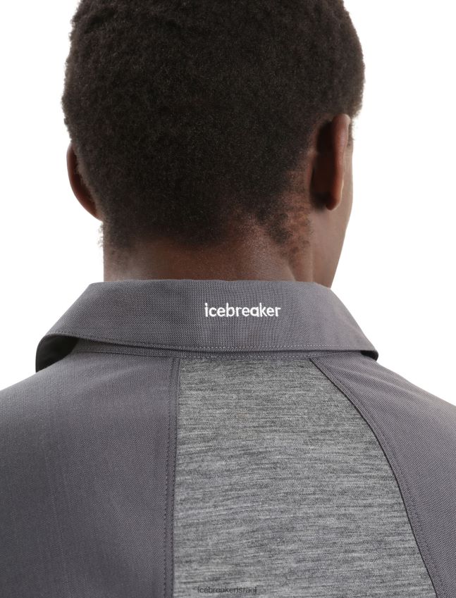 הַלבָּשָׁה Icebreaker טופ מרינו עם שרוולים קצרים אברש מונסון/אברש גברים 42N8VN87