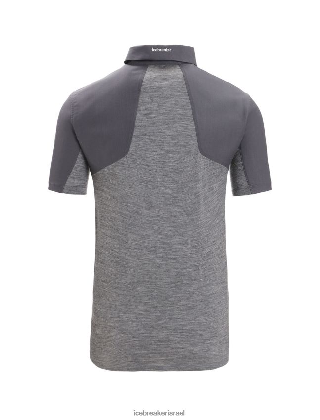 הַלבָּשָׁה Icebreaker טופ מרינו עם שרוולים קצרים אברש מונסון/אברש גברים 42N8VN87