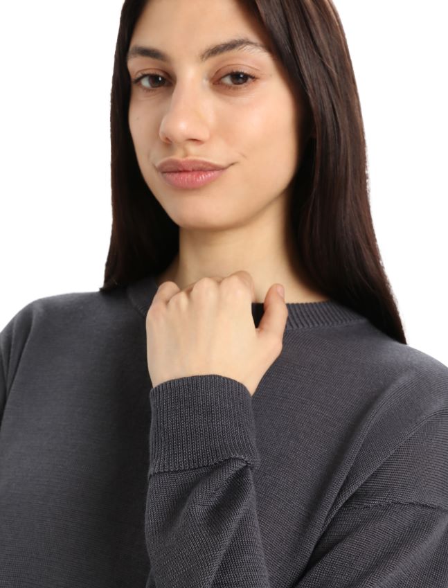 הַלבָּשָׁה Icebreaker סווטשירט סוודר מרינו נובה מגניב-לייט מוּנסוֹן נשים 42N8VN904