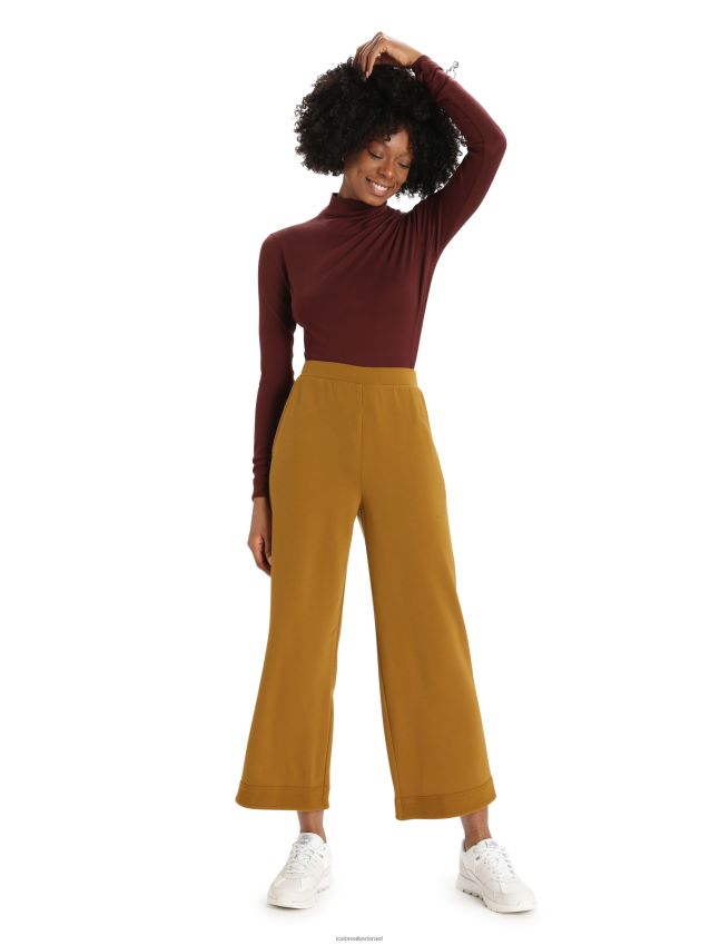 הַלבָּשָׁה Icebreaker בגד גוף מרינו קווינס עם שרוול ארוך גבוה אספרסו נשים 42N8VN915