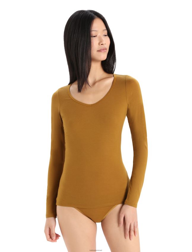 הַלבָּשָׁה Icebreaker מרינו סירנה חולצה מתוקה עם שרוול ארוך צפורן נשים 42N8VN917