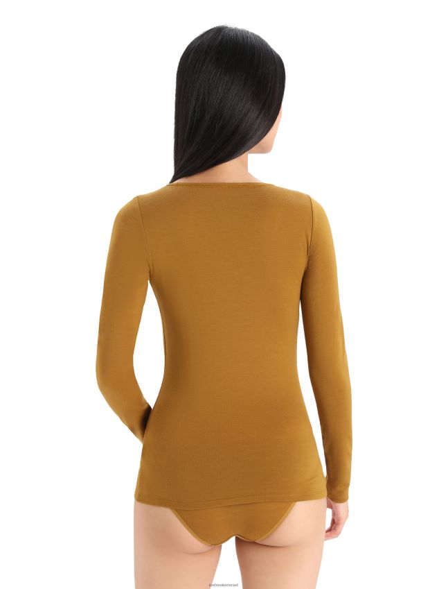 הַלבָּשָׁה Icebreaker מרינו סירנה חולצה מתוקה עם שרוול ארוך צפורן נשים 42N8VN917