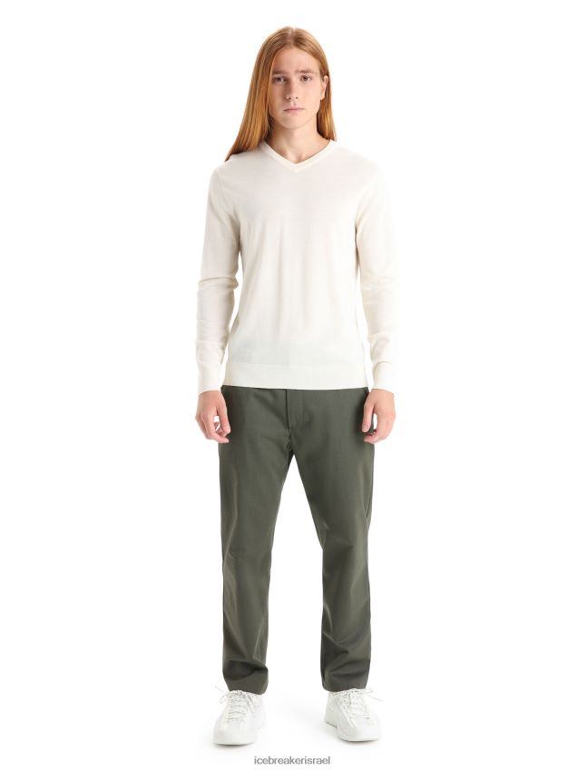 הַלבָּשָׁה Icebreaker סוודר מרינו וילקוקס עם שרוולים ארוכים עם צווארון V גִיר גברים 42N8VN226