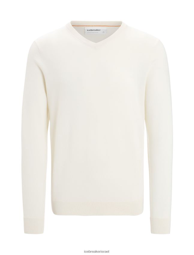 הַלבָּשָׁה Icebreaker סוודר מרינו וילקוקס עם שרוולים ארוכים עם צווארון V גִיר גברים 42N8VN226