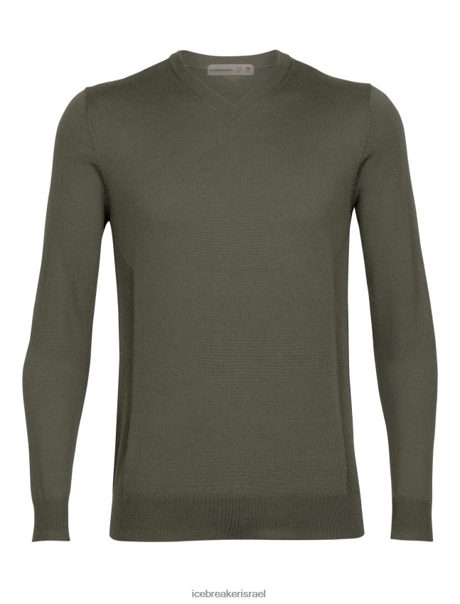 הַלבָּשָׁה Icebreaker סוודר עם צווארון V לודן גברים 42N8VN349