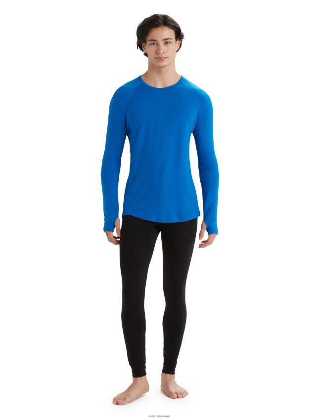 הַלבָּשָׁה Icebreaker bodyfitzone merino 150 אזור שרוולים ארוכים Crewe תרמי העליון לזוריט גברים 42N8VN440