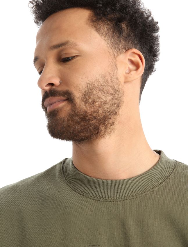 הַלבָּשָׁה Icebreaker סווטשירט מרינו central ii עם שרוולים ארוכים לודן גברים 42N8VN221