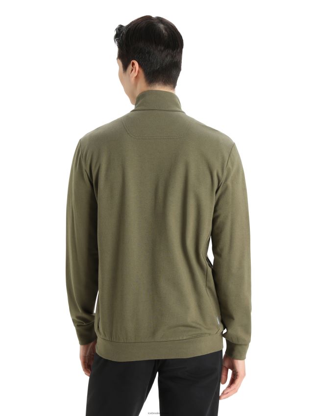 הַלבָּשָׁה Icebreaker מרינו central ii רוכסן עם שרוול ארוך לודן גברים 42N8VN359