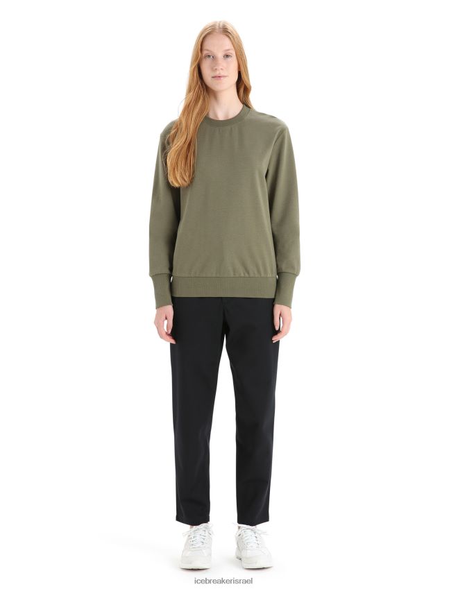 הַלבָּשָׁה Icebreaker סווטשירט מרינו central ii עם שרוולים ארוכים לודן נשים 42N8VN706