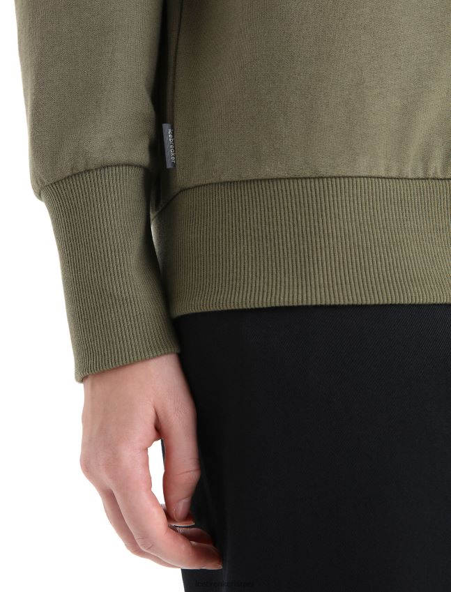 הַלבָּשָׁה Icebreaker סווטשירט מרינו central ii עם שרוולים ארוכים לודן נשים 42N8VN706