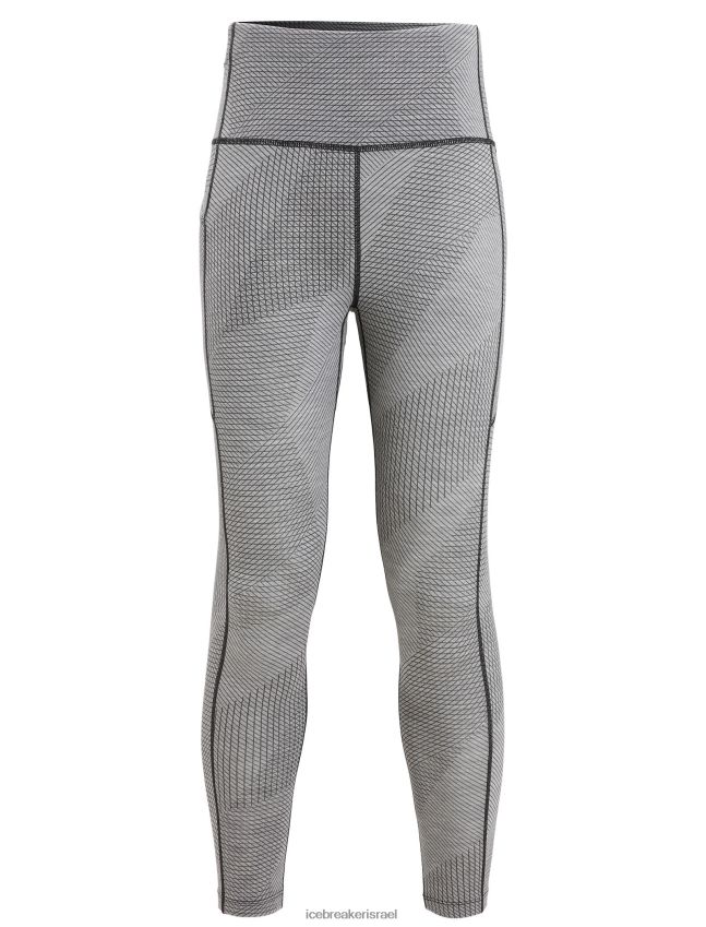 הַלבָּשָׁה Icebreaker קווי רשת מרינו fastray גרביונים לגובה מטרו אברש/שחור נשים 42N8VN749