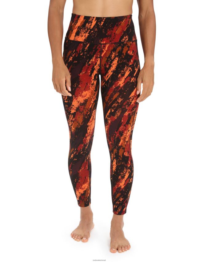 הַלבָּשָׁה Icebreaker מרינו fastray גרביונים לגובה משקעים דובדבן/פלאש נשים 42N8VN839