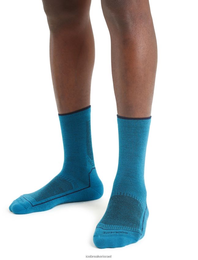 אביזרים Icebreaker מגניב לייט מרינו hike 3q crew גרביים כחול גיאוגרפי גברים 42N8VN270