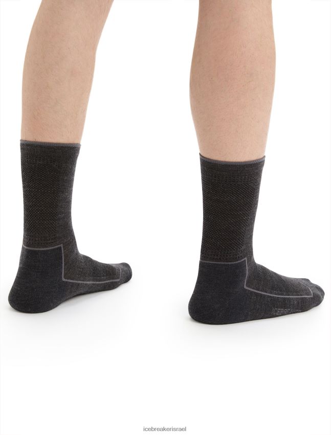 אביזרים Icebreaker מגניב לייט מרינו hike 3q crew גרביים סילון אברש/מונסון גברים 42N8VN271