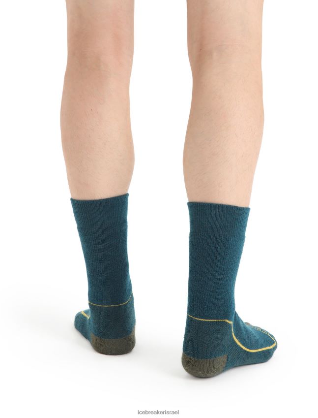 אביזרים Icebreaker מרינו hike+ גרבי צוות בינוניות תהילה ירוקה/לודן גברים 42N8VN261