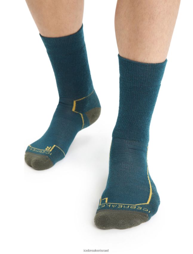 אביזרים Icebreaker מרינו hike+ גרבי צוות בינוניות תהילה ירוקה/לודן גברים 42N8VN261