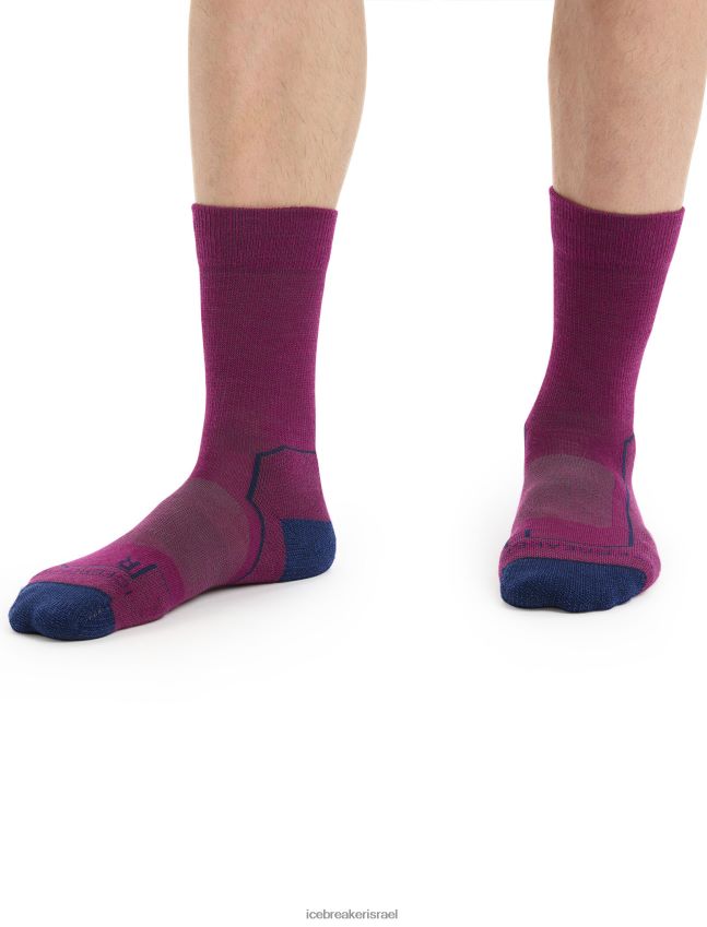 אביזרים Icebreaker מרינו hike+ גרבי צוות קלות ללכת ברי/רויאל חיל הים גברים 42N8VN275