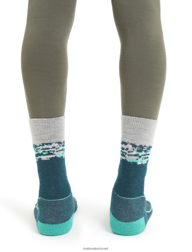 אביזרים Icebreaker מרינו hike+ גרבי צוות בינוניות משקע תהילה ירוקה/טרי גברים 42N8VN285