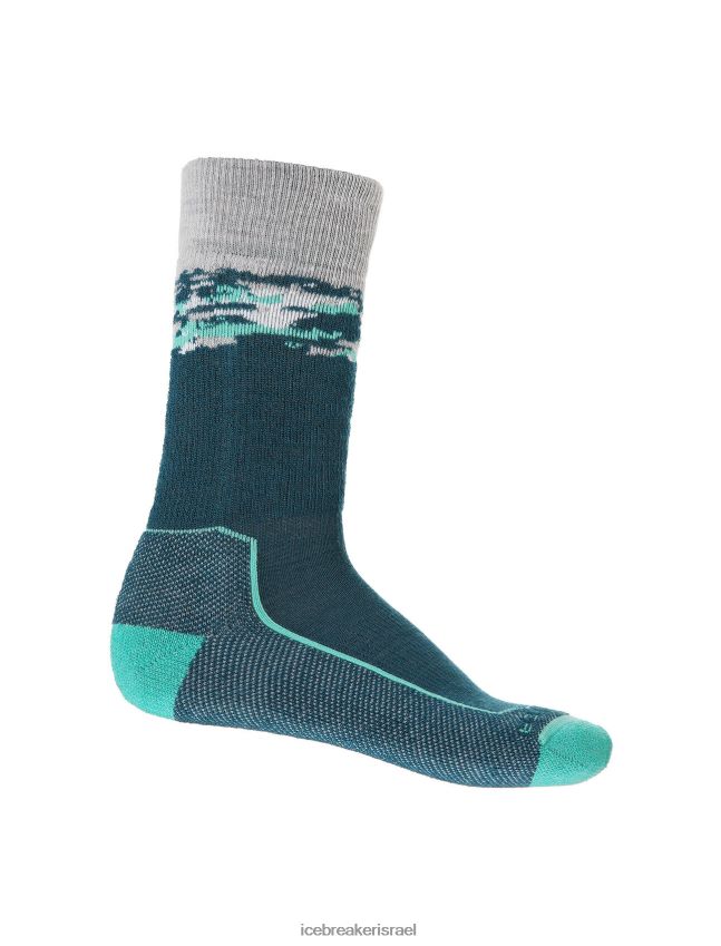 אביזרים Icebreaker מרינו hike+ גרבי צוות בינוניות משקע תהילה ירוקה/טרי גברים 42N8VN285