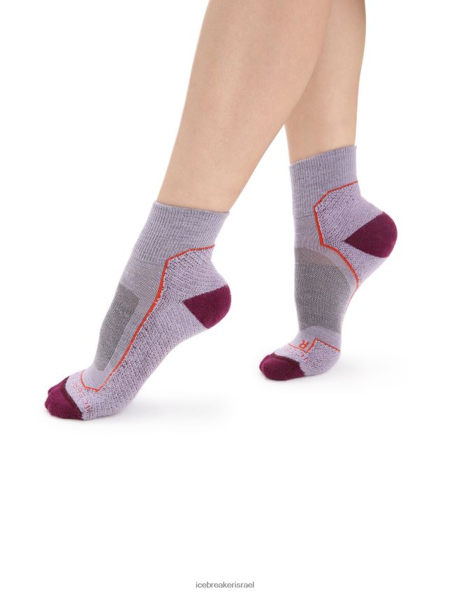 אביזרים Icebreaker מרינו hike+ גרבי מיני קלות מבט סגול/לך ברי נשים 42N8VN756