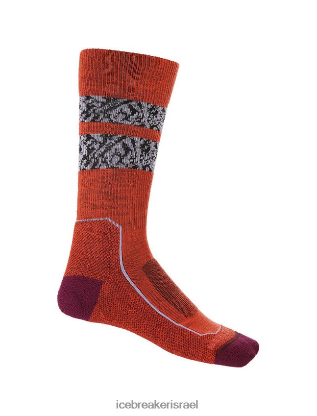 אביזרים Icebreaker מרינו hike+ גרבי צוות קלות פסגה טבעית אברש אדמה תוסס/גו ברי נשים 42N8VN787