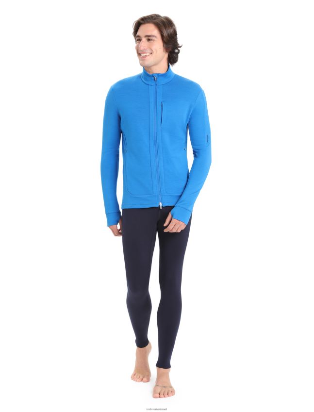 הַלבָּשָׁה Icebreaker מרינו קוואנטום iii רוכסן שרוול ארוך לזוריט גברים 42N8VN428