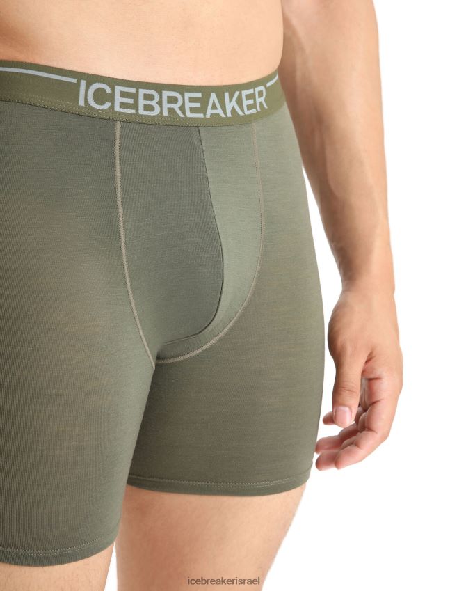 הַלבָּשָׁה Icebreaker בוקסר ארוך של merino anatomica לודן גברים 42N8VN132