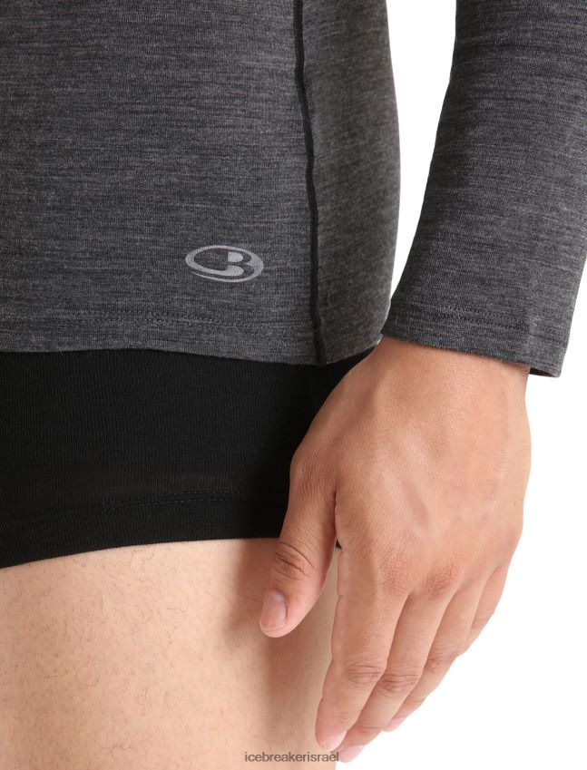 הַלבָּשָׁה Icebreaker חולצת טריקו עם שרוול ארוך של merino anatomica סילון אברש גברים 42N8VN2