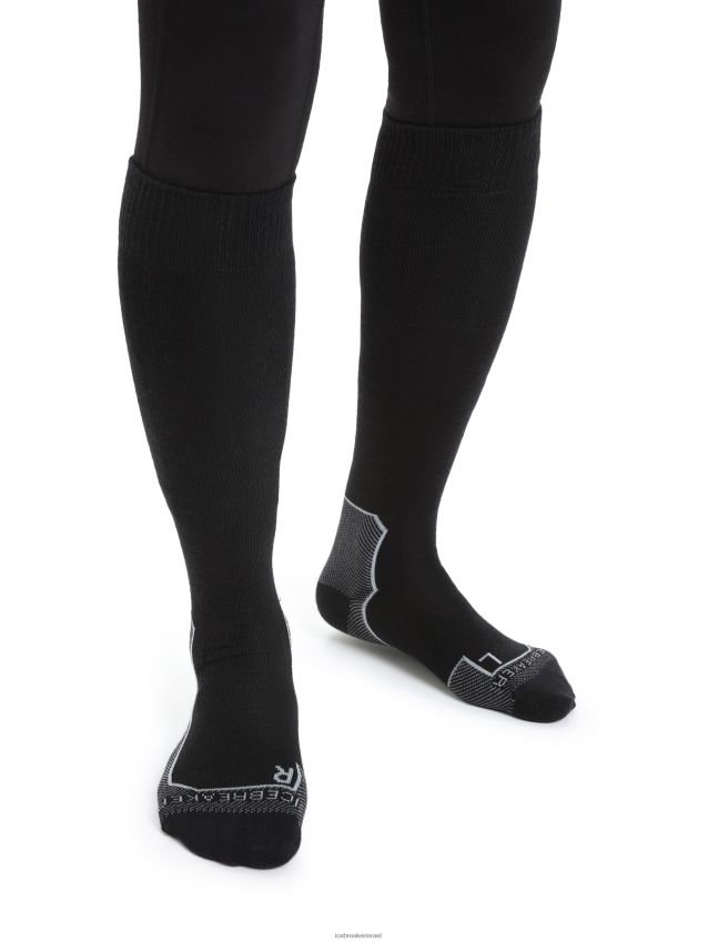 אביזרים Icebreaker merino ski+ אולטרה קל מעל גרבי השוק שָׁחוֹר נשים 42N8VN792