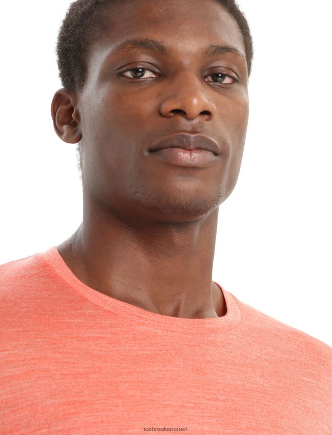 הַלבָּשָׁה Icebreaker חולצת טריקו עם שרוולים ארוכים של merino sphere ii אברש אדמה תוסס גברים 42N8VN189