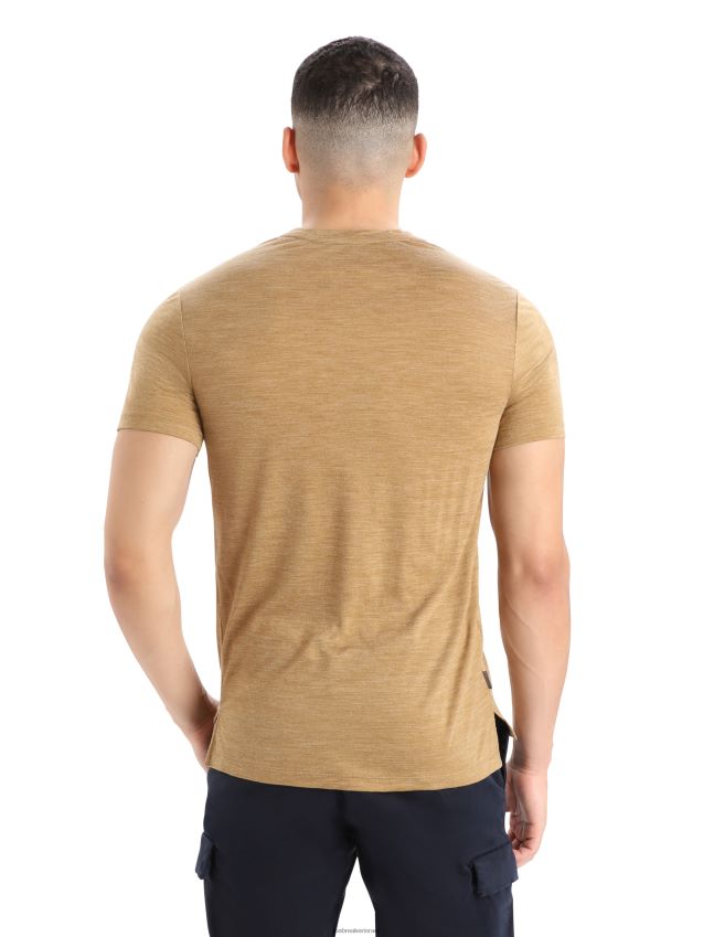 הַלבָּשָׁה Icebreaker חולצת טריקו עם שרוולים קצרים של merino sphere ii ציפורן אברש גברים 42N8VN385