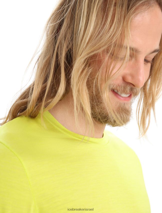 הַלבָּשָׁה Icebreaker חולצת טריקו עם שרוולים קצרים של merino sphere ii זוהר גברים 42N8VN386