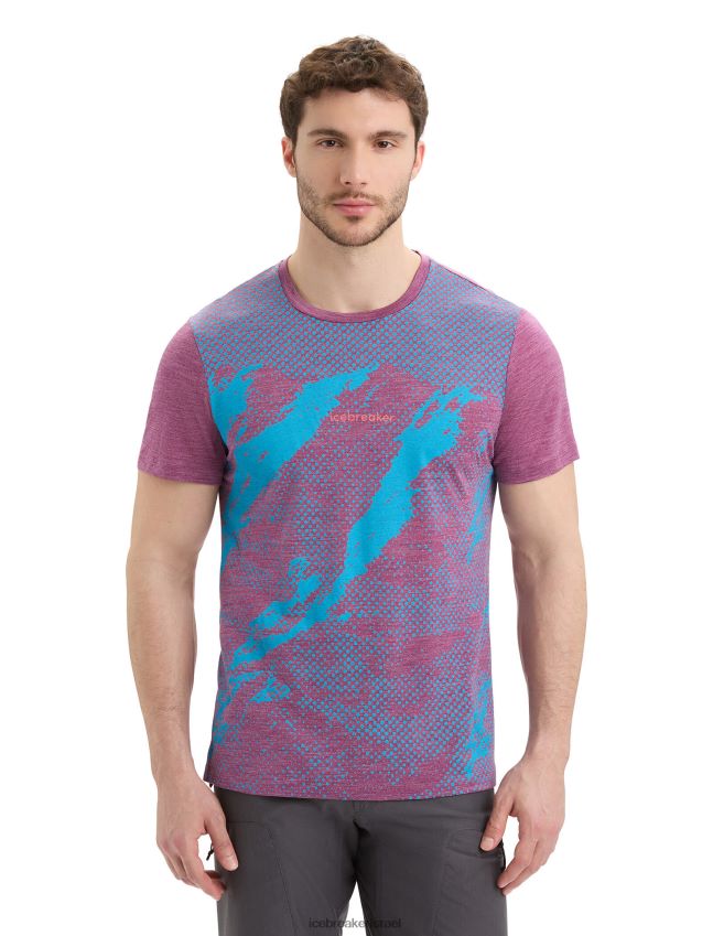 הַלבָּשָׁה Icebreaker שובל לחולצת טריקו עם שרוולים קצרים של merino sphere ii לך אברש ברי גברים 42N8VN43