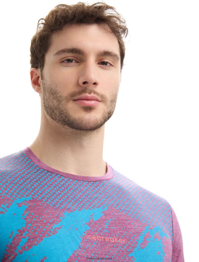 הַלבָּשָׁה Icebreaker שובל לחולצת טריקו עם שרוולים קצרים של merino sphere ii לך אברש ברי גברים 42N8VN43