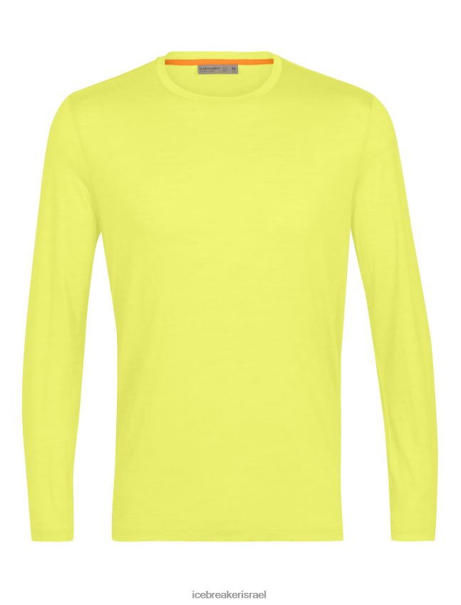 הַלבָּשָׁה Icebreaker חולצת טריקו עם שרוולים ארוכים של merino sphere ii זוהר גברים 42N8VN442